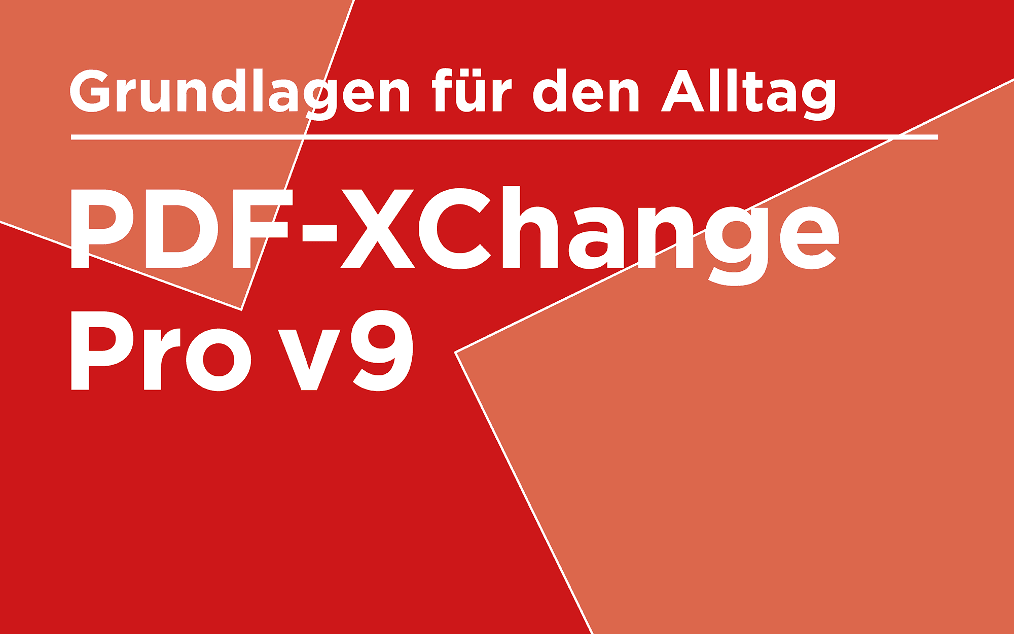 PDF-XChange Pro v9 – Grundlagen für den Office-Alltag