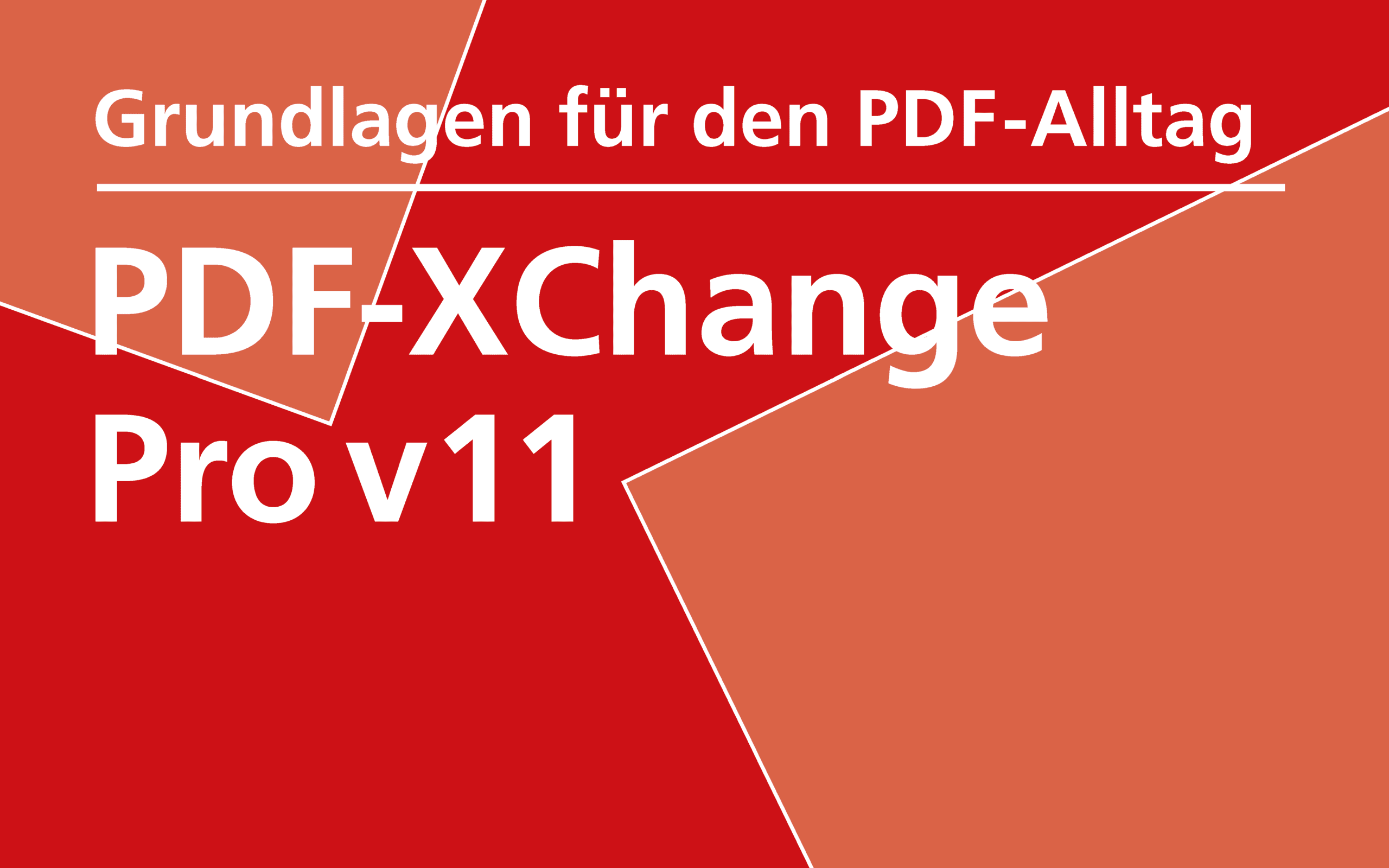 PDF-XChange Pro v11 – Grundlagen für den Office-Alltag